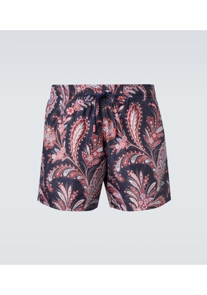 Etro Paisley printed swim trunks