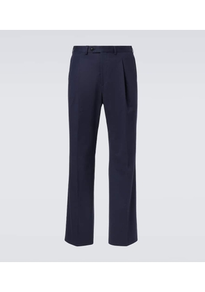 Saman Amel Amo cotton and cashmere straight pants