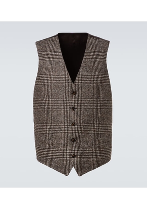 Dolce&Gabbana Checked single-breasted vest