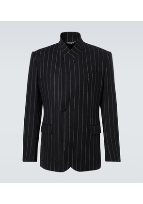 Dolce&Gabbana Pinstripe wool-blend blazer