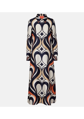 La DoubleJ Chemise Swing printed silk shirt dress
