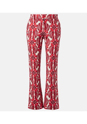 La DoubleJ 24/7 printed cotton straight pants