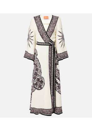 La DoubleJ Printed wrap dress