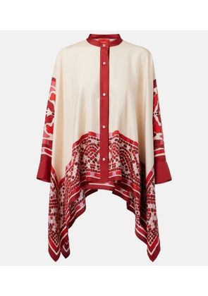 La DoubleJ Foulard printed silk twill shirt