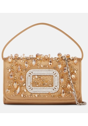 Roger Vivier Pilgrim Micro embellished shoulder bag