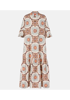 La DoubleJ Artemis printed cotton poplin shirt dress