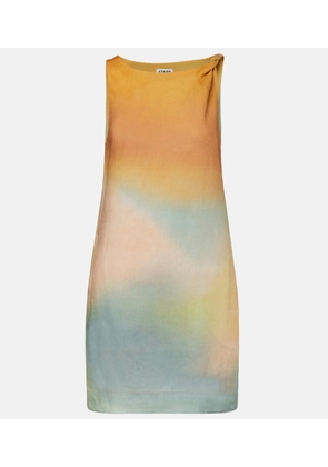 Staud Boa linen minidress