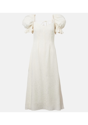 Markarian Aila silk jacquard cocktail dress