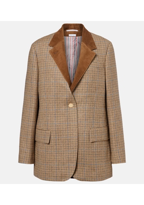 Thom Browne Gunclub houndstooth wool blazer