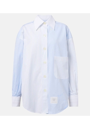 Thom Browne Pinstripe cotton poplin shirt