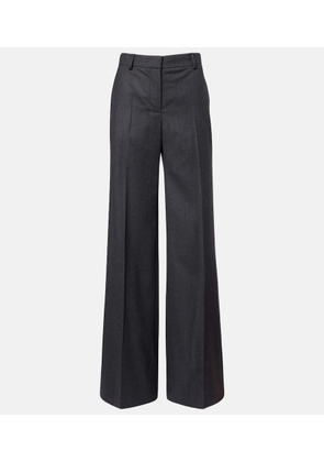 Stella McCartney Wool flannel wide-leg pants