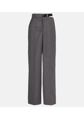 Stella McCartney Wool flannel straight pants
