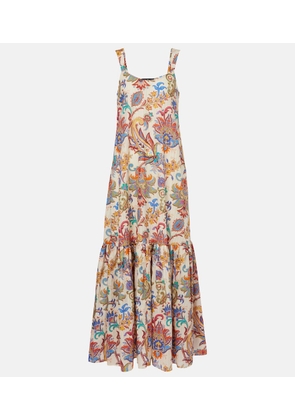 Etro Paisley cotton maxi dress