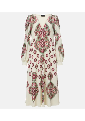 Etro Paisley midi dress