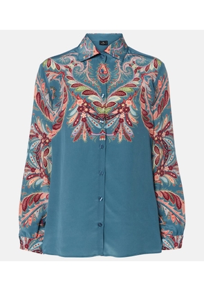 Etro Paisley silk shirt