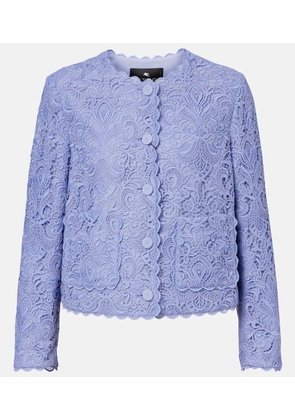 Etro Paisley lace jacket