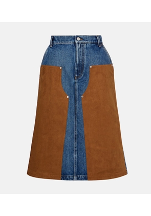 Stella McCartney Denim midi skirt