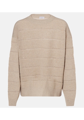 Brunello Cucinelli Cashmere and wool-blend sweater