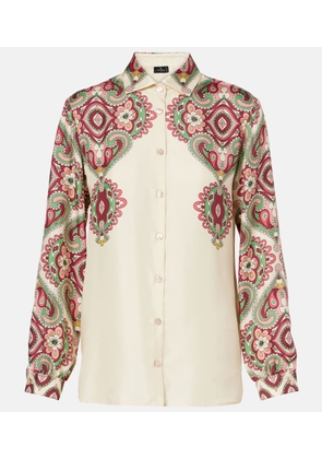 Etro Printed silk shirt
