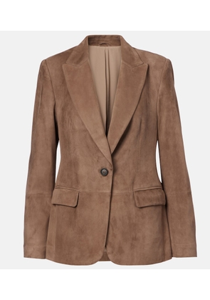 Brunello Cucinelli Suede blazer