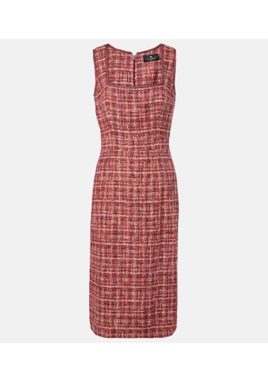 Etro Cotton and wool-blend midi dress