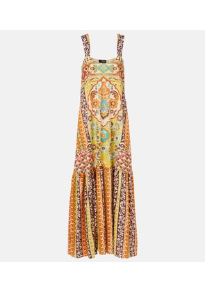 Etro Printed cotton maxi dress