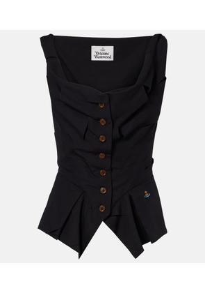 Vivienne Westwood Monday Orb peplum vest