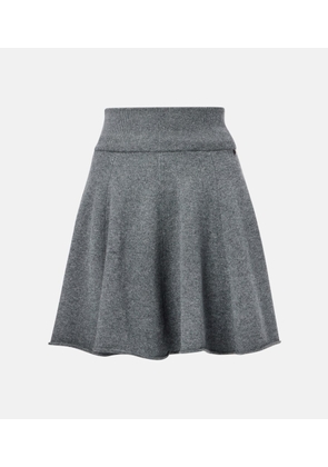 Extreme Cashmere NÂ°379 Girl cashmere-blend miniskirt
