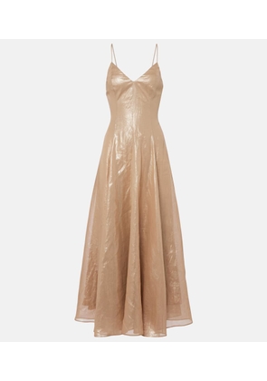 Brunello Cucinelli Monili cotton maxi dress