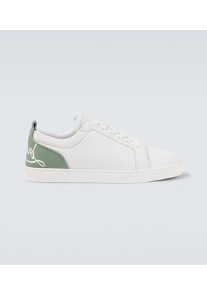 Christian Louboutin Fun Louis Junior leather sneakers