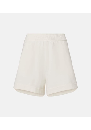 Brunello Cucinelli High-rise cotton shorts