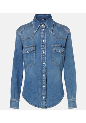 Dolce&Gabbana Washed denim shirt