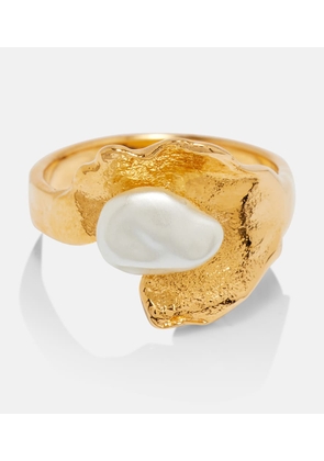 Oscar de la Renta Faux pearl ring
