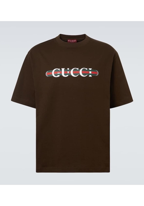 Gucci Logo cotton jersey T-shirt