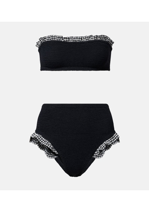 Hunza G Peggy ruffled bikini