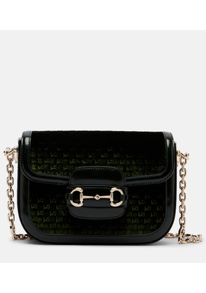 Gucci Gucci Horsebit 1955 Small velvet shoulder bag