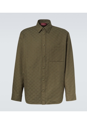 Gucci GG Canvas cotton-blend shirt