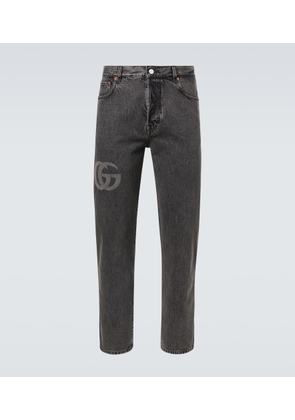 Gucci Double G cropped slim jeans