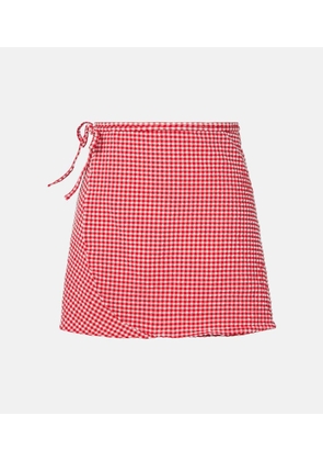 Hunza G Seersucker beach cover-up