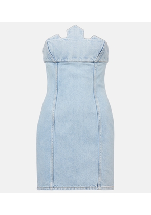 Coperni x DisneyÂ® denim bustier dress