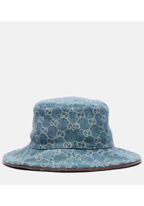Gucci Horsebit denim bucket hat