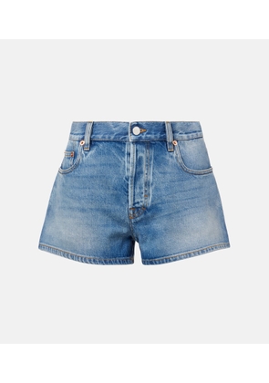Gucci Mid-rise denim shorts