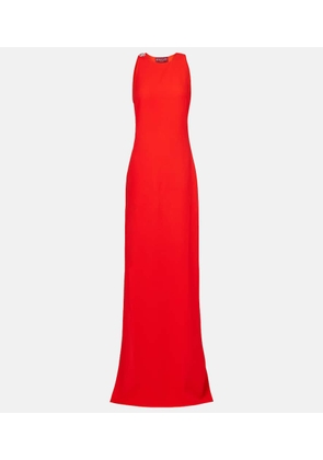 Gucci GG crystal-embellished crepe gown