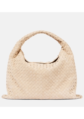 Bottega Veneta Hop Large Intrecciato suede shoulder bag