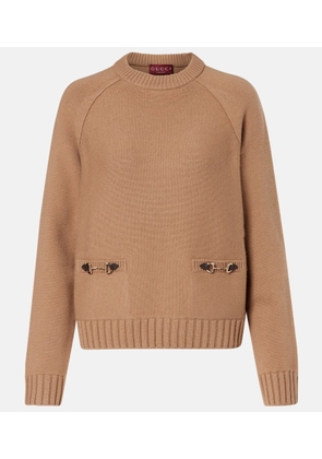 Gucci Horsebit wool and cashmere sweater