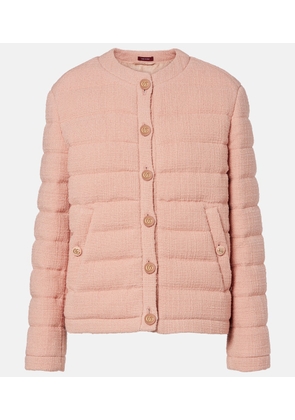 Gucci GG padded wool-blend tweed jacket