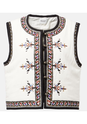 Marant Etoile Zeana embroidered vest