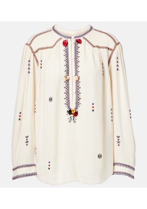 Marant Etoile Pelson embroidered blouse