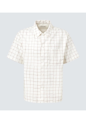 Frame Checked bowling shirt