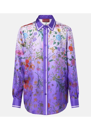 Gucci Floral silk shirt